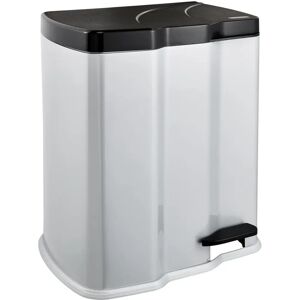 Lixeira Keeeper Gunnar - 22L - Cinza / Antracite - Plástico durável Lixeira Keeeper Gunnar - 22L - Cinza / Antracite - Plástico durável