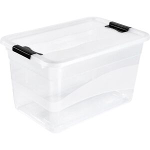 Keeeper Cornelia Úložný box - 52L průhledný / antracit Keeeper Cornelia Úložný box - 52L průhledný / antracit