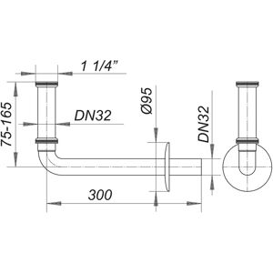 Dallmer Modell 320 - Verstellbarer Anschluss-Bogen Dallmer Modell 320 - Verstellbarer Anschluss-Bogen