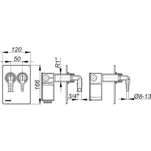 Dallmer Modell 140425 - Waschgeräte-Siphon Anschlussset Dallmer Modell 140425 - Waschgeräte-Siphon Anschlussset