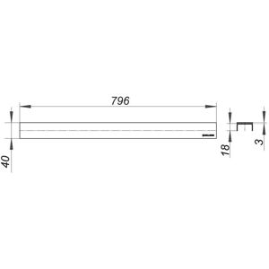 Dallmer Modell 520647 - Duschrinneabdeckung - Edelstahl Dallmer Modell 520647 - Duschrinneabdeckung - Edelstahl