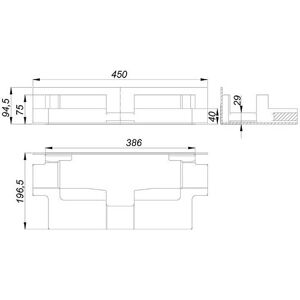 Dallmer DallFlex/CeraFlex Schallschutzelement - Schallschutzelement Dallmer DallFlex/CeraFlex Schallschutzelement - Schallschutzelement