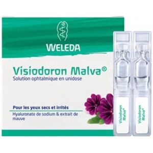 Gouttes pour les yeux Malva de Weleda - Hydratation des yeux secs - 20 x 0,4ml Gouttes pour les yeux Malva de Weleda - Hydratation des yeux secs - 20 x 0,4ml