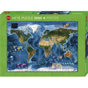 Puzzle Mappa Satellitare - 2000 Pezzi - Mappa Educativa Puzzle Mappa Satellitare - 2000 Pezzi - Mappa Educativa