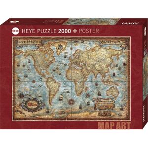Puzzle Mondo Educativo Heye - 2000 Pezzi Carta Nautica Puzzle Mondo Educativo Heye - 2000 Pezzi Carta Nautica