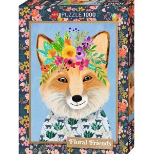 Heye Friendly Fox, Floral Friends Puzzle - Puzzle, 1000 Stück Heye Friendly Fox, Floral Friends Puzzle - Puzzle, 1000 Stück