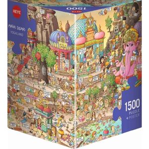 Heye Puzzle Land Yoga Dégan Triangulaire - 1500 Pièces - Publicité Heye Puzzle Land Yoga Dégan Triangulaire - 1500 Pièces - Publicité