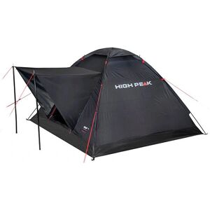 High Peak Beaver 3 Zwart Rood Piramidetent - Koepeltent High Peak Beaver 3 Zwart Rood Piramidetent - Koepeltent