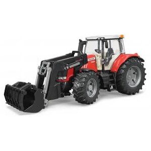 Bruder Massey Ferguson 7624 - Legetøjs Traktor med Frontlæsser Bruder Massey Ferguson 7624 - Legetøjs Traktor med Frontlæsser