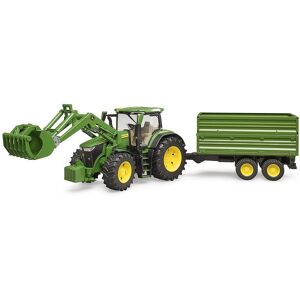 BRUDER John Deere 7R 350 Frontlader en Transporttrekker - Speelgoedauto BRUDER John Deere 7R 350 Frontlader en Transporttrekker - Speelgoedauto