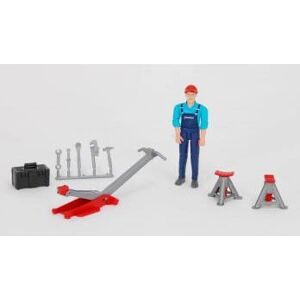 Figurina Bruder BR62100 Muncitor de construcții - Serie bworld Figurina Bruder BR62100 Muncitor de construcții - Serie bworld
