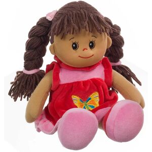 Heunec Lucy Bruin Haar Pop - Plush Speelgoed Heunec Lucy Bruin Haar Pop - Plush Speelgoed