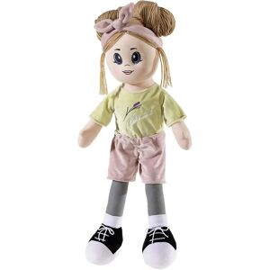 Heunec Lulu XL Plüschpuppe - Bunt, 63cm, Sportlich Heunec Lulu XL Plüschpuppe - Bunt, 63cm, Sportlich