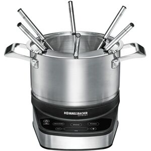 Rommelsbacher F 1200 - Schwarz, Edelstahl - Fondue Set Rommelsbacher F 1200 - Schwarz, Edelstahl - Fondue Set