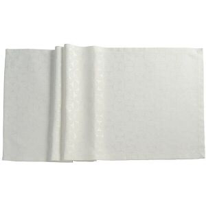 Ora Modèle 52569 Ecru Weiss Jacquard Chemin de Table - Chemin de Table - Publicité Ora Modèle 52569 Ecru Weiss Jacquard Chemin de Table - Chemin de Table - Publicité