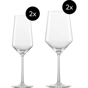 Zwiesel Glas Pure Date Night ensemble de 4 verres - Vin et Champagne - Publicité Zwiesel Glas Pure Date Night ensemble de 4 verres - Vin et Champagne - Publicité