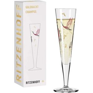 Ritzenhoff Golden Night Champagne Glass - Elegant and festive Ritzenhoff Golden Night Champagne Glass - Elegant and festive