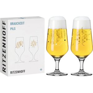 Zestaw 2 przezroczystych szklanek do piwa Pilsner - Ritzenhoff Zestaw 2 przezroczystych szklanek do piwa Pilsner - Ritzenhoff