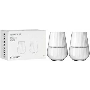 Ritzenhoff Waterglas - Sternschliff - 2 stuks - Kristal - 540ml Ritzenhoff Waterglas - Sternschliff - 2 stuks - Kristal - 540ml