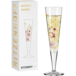 Ritzenhoff Goldnacht NO:23 Transparant Champagneglas - Luxe Ritzenhoff Goldnacht NO:23 Transparant Champagneglas - Luxe
