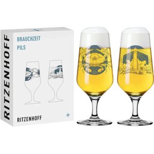 Ritzenhoff - Ölglas Pilsner Brauchzeit NO.4 - Sätt med 2 Ritzenhoff - Ölglas Pilsner Brauchzeit NO.4 - Sätt med 2