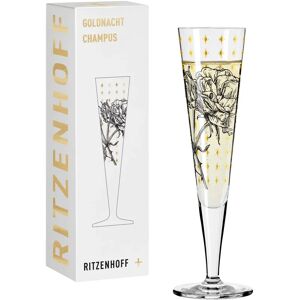 Ritzenhoff Goldnacht NO:30 Crystal Champagne Glass Ritzenhoff Goldnacht NO:30 Crystal Champagne Glass