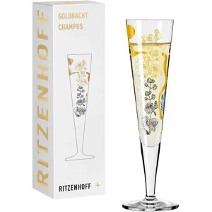 Ritzenhoff Verre de Champagne Or - Design Sunset par Concetta Lorenzo - Flute de Champagne - Publicité Ritzenhoff Verre de Champagne Or - Design Sunset par Concetta Lorenzo - Flute de Champagne - Publicité