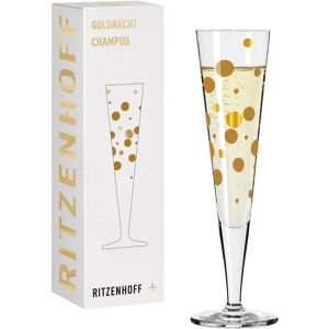 Ritzenhoff Goldnacht Champagneglas No:41 - Goud - Champagneglas - Unisex - Producttype Ritzenhoff Goldnacht Champagneglas No:41 - Goud - Champagneglas - Unisex - Producttype