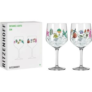 Ritzenhoff Gin Glazen 2-delig Set - Bloemen en Fruit Motieven Ritzenhoff Gin Glazen 2-delig Set - Bloemen en Fruit Motieven