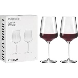 Ritzenhoff Gennemsigtigt Rødvinsglas - Sonnenschliff - 2 stk Ritzenhoff Gennemsigtigt Rødvinsglas - Sonnenschliff - 2 stk