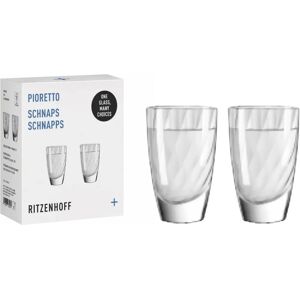 Set de 2 vasos de chupito Ritzenhoff Pioretto - Cristal - 5,3cl Set de 2 vasos de chupito Ritzenhoff Pioretto - Cristal - 5,3cl