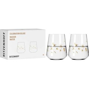 Ritzenhoff - Vattenglas Celebration Deluxe 2-pack - Przezroczysty Ritzenhoff - Vattenglas Celebration Deluxe 2-pack - Przezroczysty