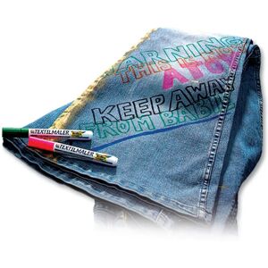 Set de Marqueurs Textile Folia - Lavables, Couleurs Assorties - 6 pcs Set de Marqueurs Textile Folia - Lavables, Couleurs Assorties - 6 pcs