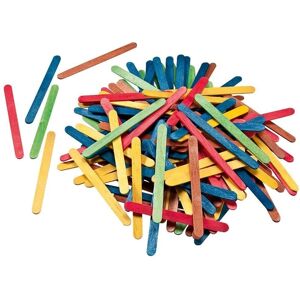 Folia Wooden Sticks - 114mm Assorted Pack of 2 Folia Wooden Sticks - 114mm Assorted Pack of 2