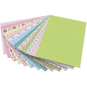 Papier do craftów z romantycznym wzorem - 50x70cm - 270 g/m² Papier do craftów z romantycznym wzorem - 50x70cm - 270 g/m²