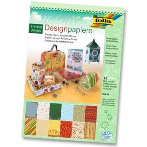 Folia Őszi/Téli Papírblokk - 12 Lap A4 165G Folia Őszi/Téli Papírblokk - 12 Lap A4 165G