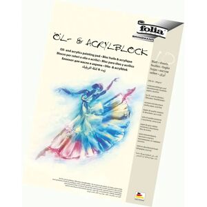 Folia Olaj- és akrilfestő blokk - A3, 290 g/m², 10 lap Folia Olaj- és akrilfestő blokk - A3, 290 g/m², 10 lap