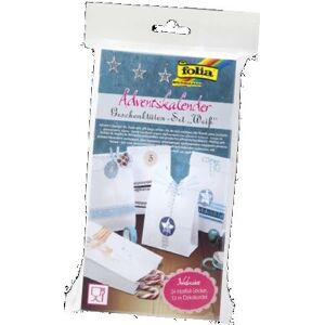 Folia Adventskalender-Set mit lebensmittelechten Papiertüten Folia Adventskalender-Set mit lebensmittelechten Papiertüten