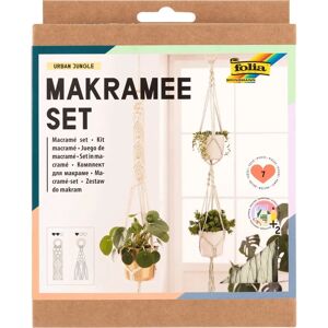 Kit Macramé Folia Urban Jungle - Crea 2 Supporti per Piante Kit Macramé Folia Urban Jungle - Crea 2 Supporti per Piante
