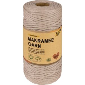 Folia Makramee Baumwollgarn - 100m - Taupe Folia Makramee Baumwollgarn - 100m - Taupe