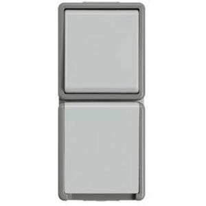 Siemens 5TA4816 Electrical Switch - Gray, IP44, 16A Siemens 5TA4816 Electrical Switch - Gray, IP44, 16A