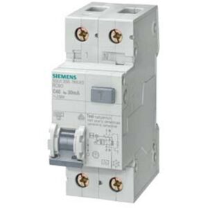 Siemens 6A 30mA Type C Automatsikring - 1P+N Siemens 6A 30mA Type C Automatsikring - 1P+N