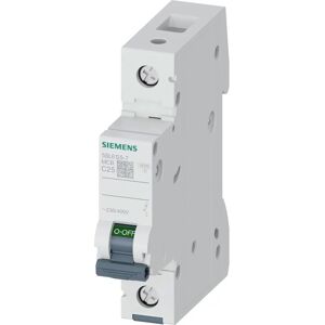 Siemens 5SL6125-7 Circuit Breaker - 25A, 1-Pin, C-Characteristic Siemens 5SL6125-7 Circuit Breaker - 25A, 1-Pin, C-Characteristic