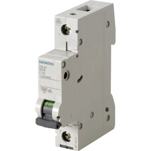 Siemens 5SL6106-6 Circuit Breaker - 6A, Gray, 1 Pole - Type B Siemens 5SL6106-6 Circuit Breaker - 6A, Gray, 1 Pole - Type B