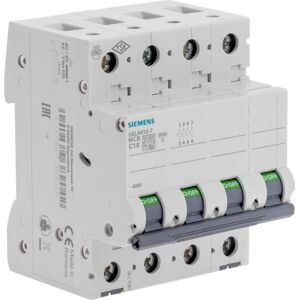 Siemens 5SL6410-7 - Intrerupător - 400V 6kA 4 poli Siemens 5SL6410-7 - Intrerupător - 400V 6kA 4 poli