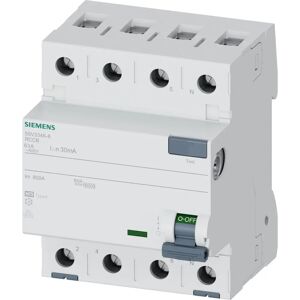 Siemens Model 5SV3346-6 - Differensialafbryder 4-pol 63A 400V 30mA Siemens Model 5SV3346-6 - Differensialafbryder 4-pol 63A 400V 30mA