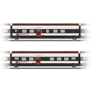 Märklin Tilføjelsesvognsæt 2 til RABe 501 Giruno - Passagerervogn Märklin Tilføjelsesvognsæt 2 til RABe 501 Giruno - Passagerervogn