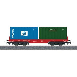 Märklin 44700 H0 Modell - Robuster Containerwagen mit 2 Containern Märklin 44700 H0 Modell - Robuster Containerwagen mit 2 Containern