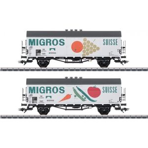 Güterwagen MÄRKLIN "Kühlwagen-Set - 46173", bunt, Modelleisenbahn-Fahrzeuge, Kinder, Kunststoff, Metall Güterwagen MÄRKLIN "Kühlwagen-Set - 46173", bunt, Modelleisenbahn-Fahrzeuge, Kinder, Kunststoff, Metall