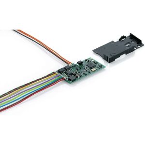 Märklin 60906 Lokdekoder - Understøtter digitale formater MFX, MM1, MM2, DCC - Kompatibel med gamle og unge modeller - Effektive udgange til gamle telex-forbindelser, pærer og røggeneratorer Märklin 60906 Lokdekoder - Understøtter digitale formater MFX, MM1, MM2, DCC - Kompatibel med gamle og unge modeller - Effektive udgange til gamle telex-forbindelser, pærer og røggeneratorer